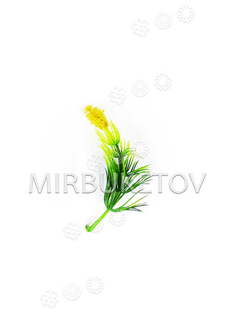 Добавка одиночная с листиками-ресничками, 80 мм