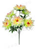 Искусственные цветы Букет Клематиса, 6 голов, 560 мм