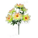Искусственные цветы Букет Клематиса, 6 голов, 560 мм