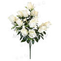 Искусственные цветы Букет Роз, 15 голов, 700 мм
