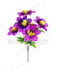 Штучні квіти Букет Гібіскуса, 6 голів, 470 мм