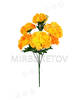 Искусственные цветы Букет Гвоздики, 6 голов, 470 мм
