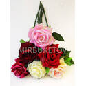 Искусственные цветы Премиум Роза на ножке, бархат, 500 мм
