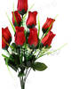 Штучні квіти Букет Троянди, 9 голів, шовк, 430 мм