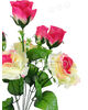 Искусственный букет из цветов Розы, 7 голов, 480 мм