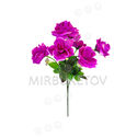 Штучні квіти Букет Троянди з дзвіночком, 7 голів, 450 мм
