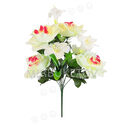 Искусственные цветы Букет Лилии и Розы, 9 голов, 550 мм