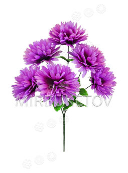Штучні квіти Букет Жоржини, 6 голів, 510 мм
