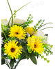 Искусственные цветы Букет двухцветной Хризантемы, 13 голов, 360 мм