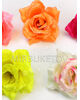 Искусственный цветок Розы, атласный шелк, 8 расцветок, 110 мм