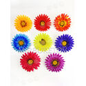 Штучні квіти Гербери, шовк, мікс, 130 мм