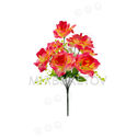 Искусственные цветы Букет Роз, 9 голов, микс, 420 мм