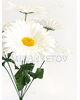 Искусственные цветы Букет Герберы, белый, 7 голов, 410 мм