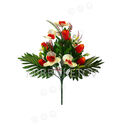 Искусственные цветы Букет Орхидеи и Тюльпана, 16 голов, 420 мм