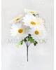 Штучні квіти Букет Ромашки, білий, 7 голів, 500 мм