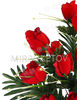 Штучні квіти Букет Троянди, оксамит, 18 голів, 620 мм