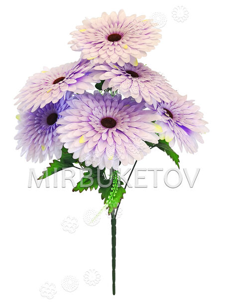 Искусственные цветы Букет Герберы, 7 голов, 710 мм