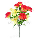 Штучні квіти Букет Орхідеї та Троянди, 13 голів, 680 мм