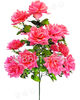 Искусственные цветы Букет открытой Розы, 15 голов, 890 мм