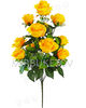 Штучні квіти Букет Троянди, 11 голів, 810 мм