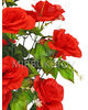 Искусственные цветы Букет волнистой Розы VIP, 13 голов, 790 мм