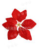 Искусственный цветок Пуансеттии (Рождественник), бархат, 210 мм