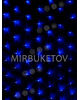 Гирлянда сетка LED синяя, 144 лампы, 1.5x1.5 м, соединяемая