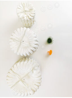 Штучні квіти Гербери "Збери сам", білий, атлас, 115 мм