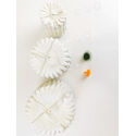 Штучні квіти Гербери "Збери сам", білий, атлас, 115 мм