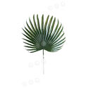 Лист пальми пластмасовий, темно-зелений, 420x270 мм