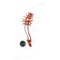 Тычинка для цветов "Антенна", красная, 70 мм