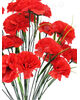 Штучний Букет Гвоздики, 24 квітки, мікс, 540 мм