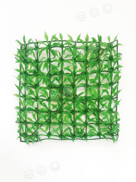 Штучний килимок Травка, пластик, модульний, зелений, 250x250 мм