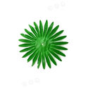 Искусственный лист подставка "Солнце", зеленый, 160 мм