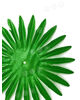 Искусственный лист подставка "Солнце", зеленый, 150 мм