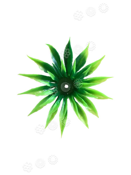 Тичинка-кущ без затиску для квітів, зелена, висота 50 мм, діаметр 80 мм