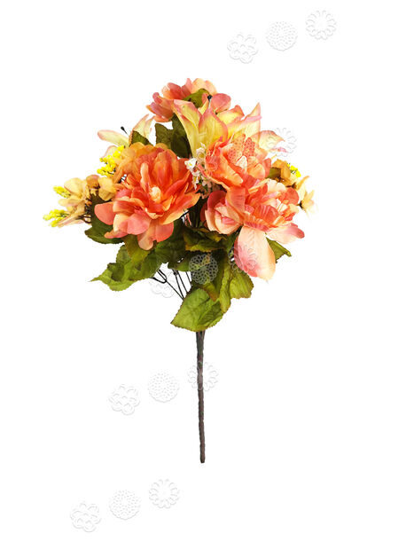 Штучні квіти Букет Півонії та Лілії, 12 гілок, 440 мм