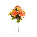 Искусственные цветы Букет Пионы и Лилии, 12 веток, 440 мм