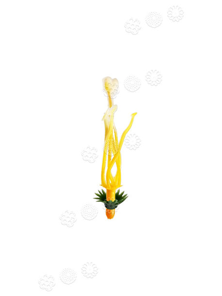 Тичинка для прес квітів, жовта, 55 мм