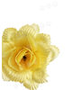 Искусственные цветы Роза открытая "павлин", атлас, 120 мм