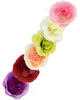 Искусственные цветы Букет Розы открытой, 9 голов, шелк, микс, 330 мм