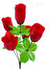 Штучні квіти Букет троянди "Київ Новий", 5 голів, 370 мм