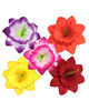 Штучні Прес квіти без тичинки Зірочка, шовк, мікс, 110 мм