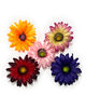 Штучні квіти Ромашки, атлас, мікс, 130 мм