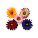 Штучні квіти Ромашки, атлас, мікс, 130 мм