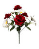 Штучні квіти Букет Ромашки і Троянди оксамитової, 9 голів, 500 мм