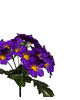 Искусственные цветы Бордюрный букет Мальвы, 35 голов, микс, 260 мм