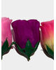 Штучні квіти Троянди з листком, шовк, 8 кольорів, висота 70 мм