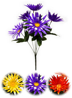 Штучні квіти Букет Айстри, 6 голів, 420 мм