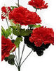 Искусственные цветы Букет Георгины, 9 голов, 520 мм